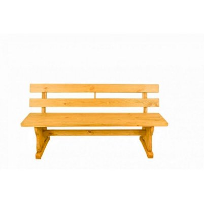 Лавка монастырская со спинкой (Pin Magic)