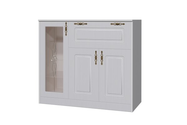 Комод со стеклом Венеция В-11 (Марибель)